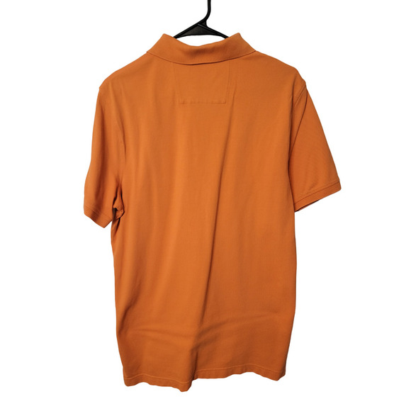 Banana Republic Yellow Knit High Low Short Sleeve Men's Polo Shirt Size M - Picture 2 of 4